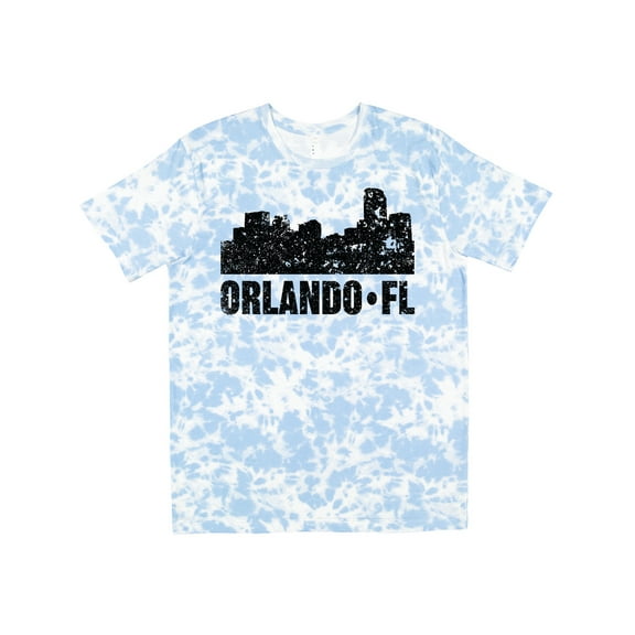 Inktastic Orlando Skyline with Grunge T-Shirt