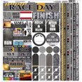 thumbnail image 1 of Reminisce Autocollants de Cartes Variées 12"X12 Pouces-Running, 1 of 1
