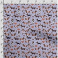 thumbnail image 3 of Soimoi Dog Print,Cotton Cambric, Quilting Fabric Sold by The Yard 42 Inch Wide, Medium Weight Cotton Fabric, SewingSupplies,Light Purple, 3 of 5