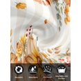 thumbnail image 7 of Orange Fall Cloth Napkins Set of 4 Reusable Dinner Napkins, Thanksgiving Pumpkins Sunflower Striped Cocktail Napkin Washable Table Napkins for Wedding/Holiday Party/Baby Shower 20"x20", 7 of 7