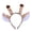 Hot Pink, variant on Fashion Accessories CQXIDFH Cute Furry Plush Ear Headband with Tail, Soft Fluffy Animal Style Hair Hoop, Women Festival Costume Accessories, Beret Hat (Light Ashy, One Size)