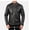 Black, variant on Men's Black Lambskin Leather Motorcycle biker Leather Jacket With Zipper & Snap Designer Rider Racer Jacket SU0655