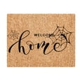 thumbnail image 1 of Halloween Decorative Doormat 50x80CM - Anti-Slip Polyester Floor Mat with Fun Halloween Elements, Machine-Washable Indoor/Outdoor Entryway Rug for Porch, Patio & Home Holiday Decoration, Khaki Color, 1 of 6