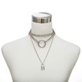 thumbnail image 2 of Gargantilla Egirl con candado, collar gótico, joyería punk gótica, estilo Harajuku, gargantilla negra, accesorios estéticos emo grunge, 2 of 5