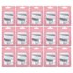 thumbnail image 2 of Sealable Storage Bags for Storage Use Pink Plastic 100Pcs Reclosable Pouches, 2 of 4