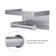 thumbnail image 4 of Toprema Toilet Paper Holder with Shelf Tissue Roll Hanger SUS304 Stainless Steel Rustproof Bathroom Hardware Screw Wall Mount or Self Adhesive - Silver, 4 of 7