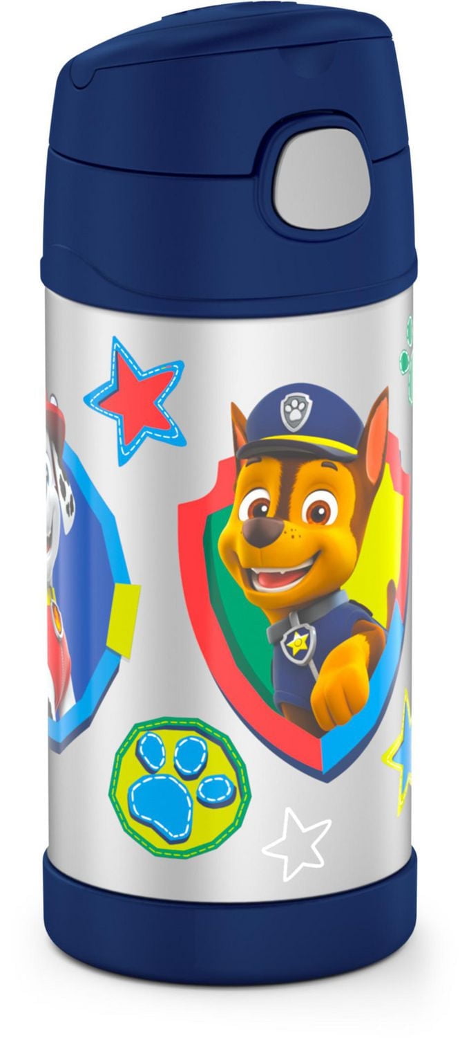 Thermos Funtainer 12 Oz Vacuum Insulated Straw Bottle - Paw Patrol, Blue, F40122PPC4