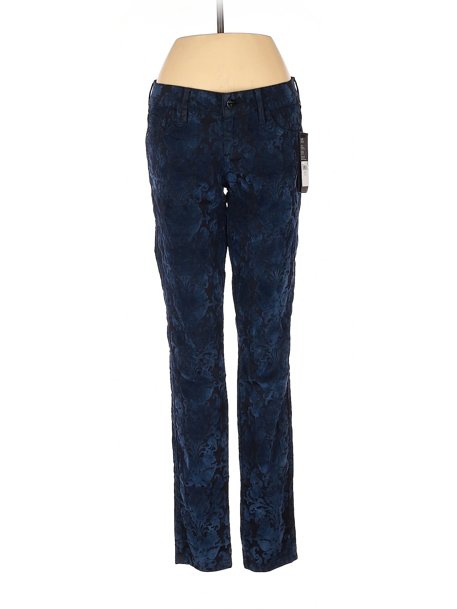 boston crew belted straight leg jeans