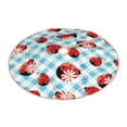 thumbnail image 2 of Kll Flowers And Lady Bugs Christmas Tree Skirt 48",Party Decorations Farmhouse For Christmas Decorations Holiday Party, 2 of 8