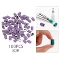 thumbnail image 4 of Bandas de lijado Colcomx Eliminación profesional de esmalte de uñas en gel para 80 Morado, 4 of 8