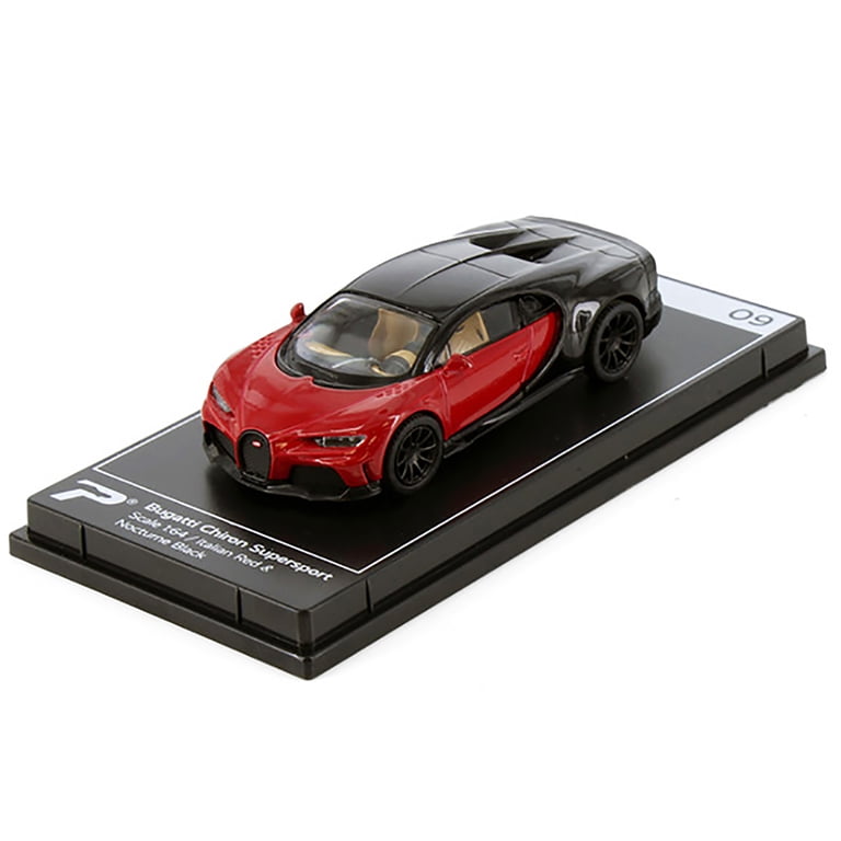 Modellino Auto Bugatti Rossa Mortal 1:64 In Metallo Pressofuso – Collezione Sportive