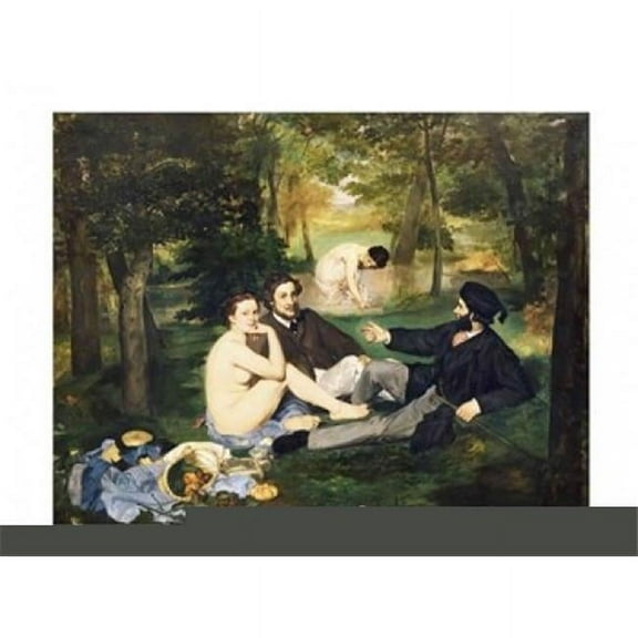 Dejeuner Sur LHerbe 1863 Poster Print by Edouard Manet - 36 x 24 in. - Large