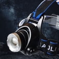 thumbnail image 2 of Telescopic Zoom LED Head Lamp USB Rechargeable Outdoor Glare Lamp for Night Fishing and Riding  T6, 2 of 6
