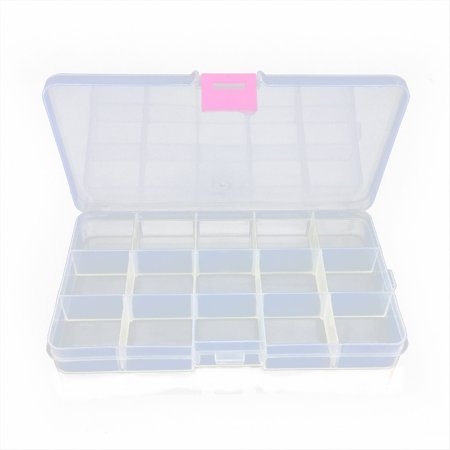 Bait Organizer Box Fishing Lures Case Tackle Storage Gear White