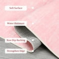 thumbnail image 6 of Garvee 9'x12' Modern Abstract Area Rug Solid Rug with Non Slip Rubber Backing, Washable Rug Low Pile Ultra Soft Indoor Carpet for Living Rooms Bedroom Dining Room, Pink, 6 of 8