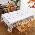 thumbnail image 2 of Thanksgiving Tablecloth Pumpkins Maple Leaves Fall Printed, Autumn Thanksgiving Harvest Vintage Washable Table Cover for Party Picnic Dinner Decor 60x102 Inch, 2 of 4
