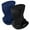 2-pack: Black, Dark Blue, variant on BASSDASH Unisex 2 Pack Fleece Neck Warmer Gaiter with Breathing Holes Wind Resistant Face Mask for Winter Hunting Fishing