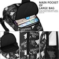 thumbnail image 4 of Sling Backpack,Halloween Ghosts Crossbody Bag with Water Bottle Holder,Waterproof Sling Bag for Men/Women with Chest Phone Holder for Hiking,Travel, 4 of 6