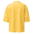 thumbnail image 4 of MAIHAN Women's Polo Shirts Half Sleeve Summer Tees Casual Basic Tee Shirts Basic Workout Clothes Plus Size T Shirts for Women, 4 of 4