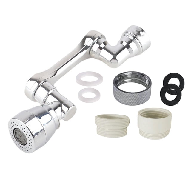 de Fregadero Giratorio Giratorio de 1080 Grados, Grifo de Cocina, Extensor para Lavadero, Lavabo de Baño de Hotel, Fregader Tipo doble Macarena Grifo de fregadero giratorio