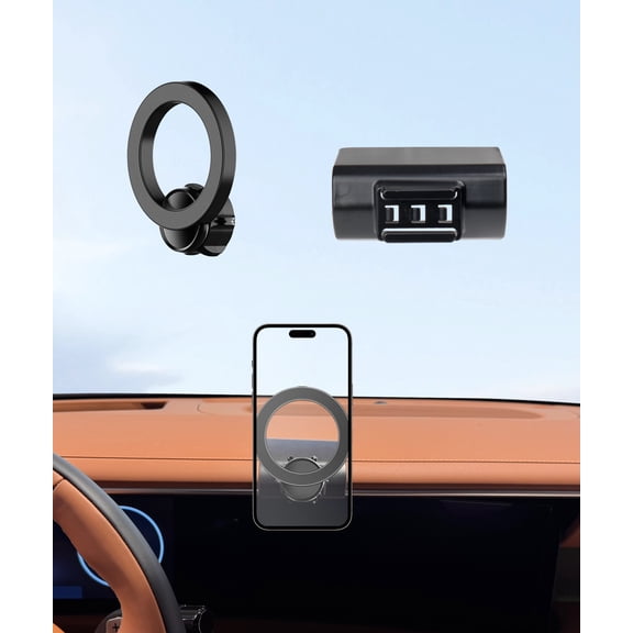 MaserWeller Car Phone Holder for 2026 Hyundai Palisade Accessories, 360° Rotation Phone Mount Compatible with MagSafe, Cell Phone Holder Does Not Affect Air Vent