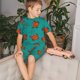 thumbnail image 4 of Fotbe Colorful Crab Pijama Estampada de 2 Piezas para Niños – Ropa de Dormir de Manga Corta Cómoda para Niños y Niñas, Camiseta y Shorts de Algodón-Small, 4 of 6