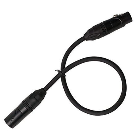LyxPro Quad Serias - 3 Ft - XLR Male to Female Star Quad Microphone Cable for High End Quality and Sound Clarity, Extreme Low Noise – (Best Quality Xlr Microphone Cable)