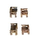 thumbnail image 1 of 4 elegantes taburetes de resina simulada, bancos en miniatura para decorar tu escritorio, ideal para casa de muñecas (estilo mixto)., 1 of 7