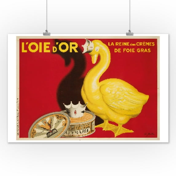 L'Oie d'Or Vintage Poster (artist: Cappiello, Leonetto) France c. 1930 (12x18 Art Print, Wall Decor Travel Poster)