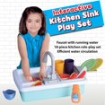 thumbnail image 3 of Juguetes para niños Play Sink Small World con agua corriente y platos, 3 of 9