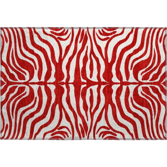 Dalyn Rugs Premium Machine Washable Mayfield AMF1042 Red 1'8" x 2'6" Rug