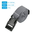 thumbnail image 2 of Unique Bargains 2m Adjustable with Quick Release Buckle Luggage Straps, Gray 2 Pack, 2 of 5