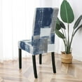 thumbnail image 3 of Dining Room Chair Covers Set of 6, Stretch Parsons Chair Slipcovers Universal Removable Washable Chair Seat Covers Protector for Dining Room, Kitchen, Hotel and Party, Navy Blue, 3 of 6