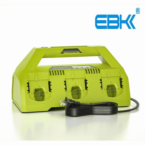 18V  6-Port Charger for Ryobi Battery Charger,Compatible with P135 Ryobi 18V ONE  Battery P102 P103 P104 P105 P106 P107 P108 P109 PBP002 PBP003