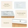 thumbnail image 6 of Furvclv 30" Bathroom Vanity Set With Drop In Sink, Single Vessel Sink Bowl Without Faucet Set, 2 Soft Closing Doors Solid Wood Frame Bathroom Storage Cabinet, 6 of 9