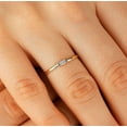 thumbnail image 4 of vylahjewellery 1 Ct Baguette Cut Diamond Solitaire Ring 14K Rose Gold Moissanite Anniversary Forever Ring, 4 of 6