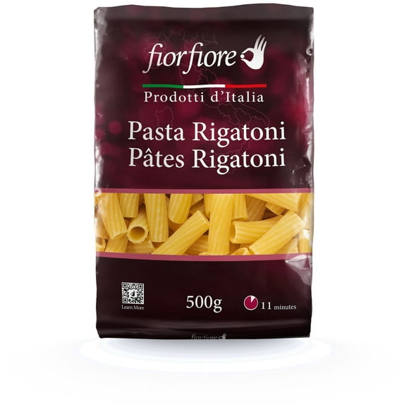 Fiorfiore bronze dyed 12.5% proteins Rigatoni Pasta, 500 g (17,6 oz) 12,5% proteins