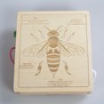 thumbnail image 1 of Tablero Ocupado MontessoriTablero ocupado Montessori juguete de madera regalo de cumpleaños de Navidad de doble cara para niños pequeños, 1 of 7