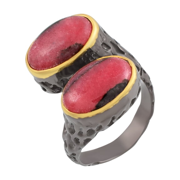 Rhodonite Gemstone Ring
