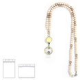thumbnail image 1 of for Keys Retractable Lanyards for Id Badges Holder Wooden beads, 1 of 5