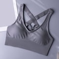 thumbnail image 7 of idosla Sports Bra for Women High Support, High Impact Sports Bra Adjustable Supportive Wireless Gym & Yoga (Grey, S), 7 of 7