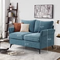 thumbnail image 7 of 51.18" Small Sofa Couch,2 Seater Fabric Loveseat,Modern Sofas Couches for Living Room,High-Density Padding Cotton is Soft and Comfortable, Removable Backrest for Easy Cleaning, 7 of 7