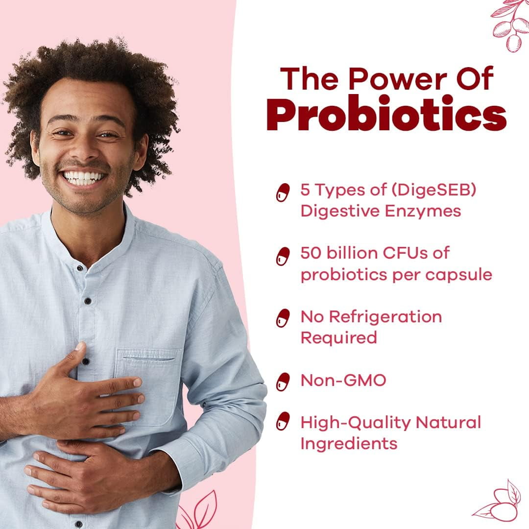 GoBiotix Detox Probiotic Cleanser with Digestive Enzymes for Gut Health, Detox Cleanse & Liver Support, 60 Ct