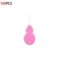 thumbnail image 2 of FNGZ Needle Threader Needle Threader Coloured Wire Loop Diy Needle Threaders Hand Machine Sewing Tool 100Pc Pink, 2 of 5