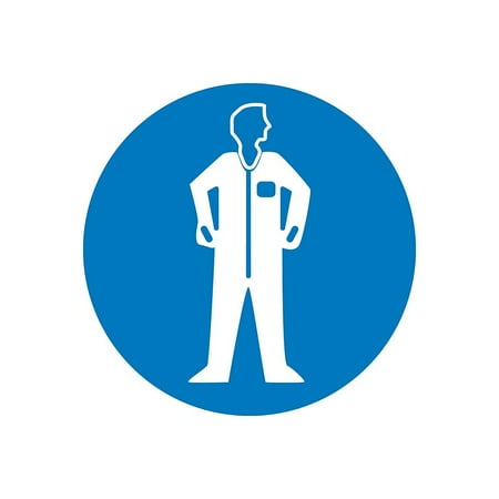 UPC: 0887481059457 | National Marker Information Labels; Graphic For Wear Protective Clothing 4In Dia Adhesive Vinyl