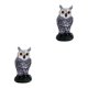 thumbnail image 1 of Yuarrent Potente búho espantapájaros pájaro susto para repelente de plagas 13*27cm 2Conjunto, 1 of 1