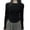 Black, variant on De Velvet Underneath Base Layer Shirt Women's Autumn And Winter New Brushed Round Neck Slim Long Sleeve T Shirt Top Summer Tee Shirts,White S