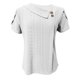 thumbnail image 3 of Camisetas Casuales de las Mujeres, Suelto Verano Color Sólido, Cuello en V Manga Corta para las Mujeres, 3 of 5
