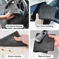 thumbnail image 4 of Thickened Magic Cleaning Cloth, Ksndurn 5PCS Reuseable Streak Free Magic Microfiber Cleaning Cloths Ultra-Absorbent Multipurpose Cloths - for Cleaning Glass, Windows, Cars, Kitchenware and Furniture, 4 of 7