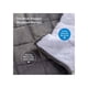 thumbnail image 2 of Homehours Weighted Blanket 15 Pounds for Adults 48x72 inches, Soft Plush Fleece & Cozy Warm Weighted Blankets Great for Sleep & Calming, Size Heavy Bl, 2 of 5